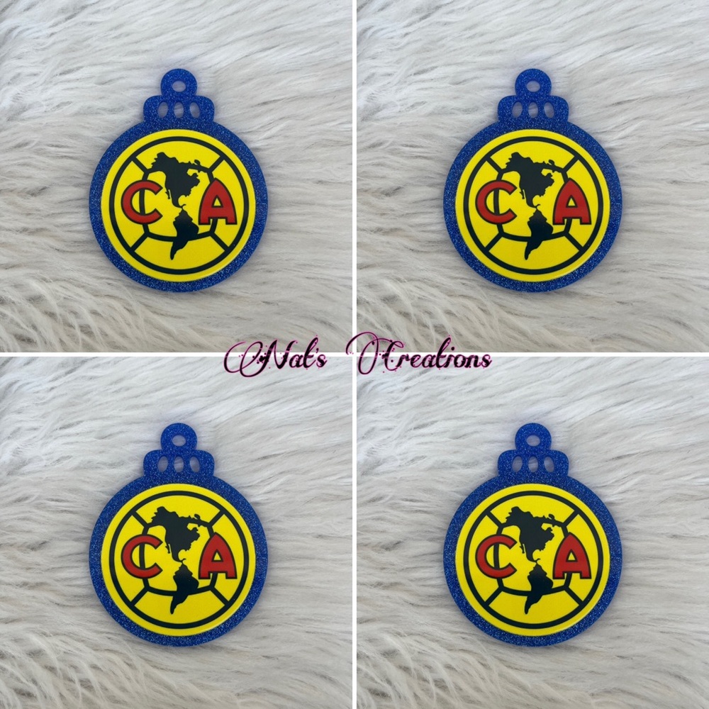 Ornaments Águilas del América set of 4
